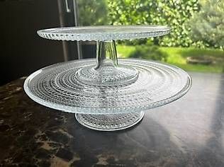 Iittala Piatti di portata: iittala - 2 Kuchenplatten Kastehelmi im Set – Usato da Burg im Leimental venduto da Anna_Wiener 1