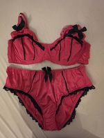 Neu; Dessous-Set pink mit Spitze, 90 E/XL