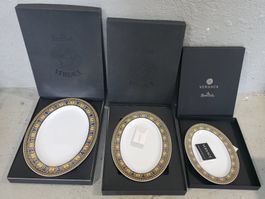 Versace Rosenthal Teller 3x groß, mittel, klein