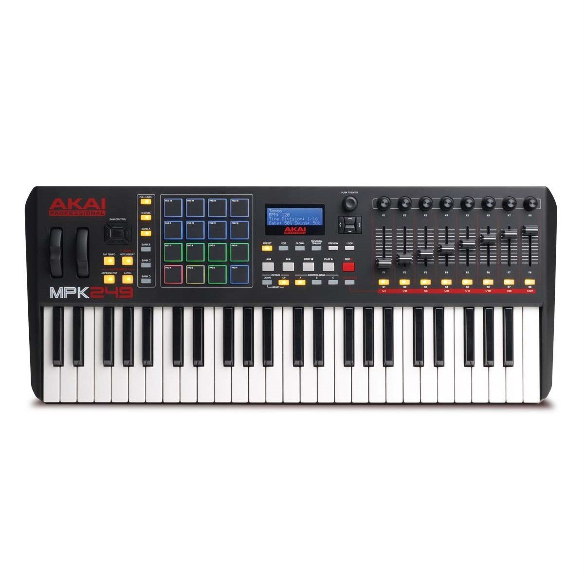 Akai Strumenti musicali: Akai MPK249, MIDI Keyboard Controller [Studio] – Usato da Thierrens venduto da madwave