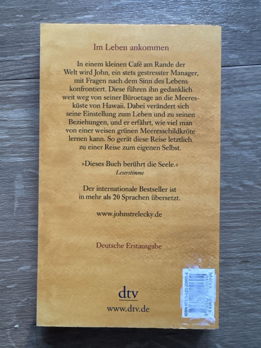 Libri: Das Café am Rande der Welt - John Strelecky – Nuovo (secondo la descrizione) da Wil SG venduto da Deborah1997 1