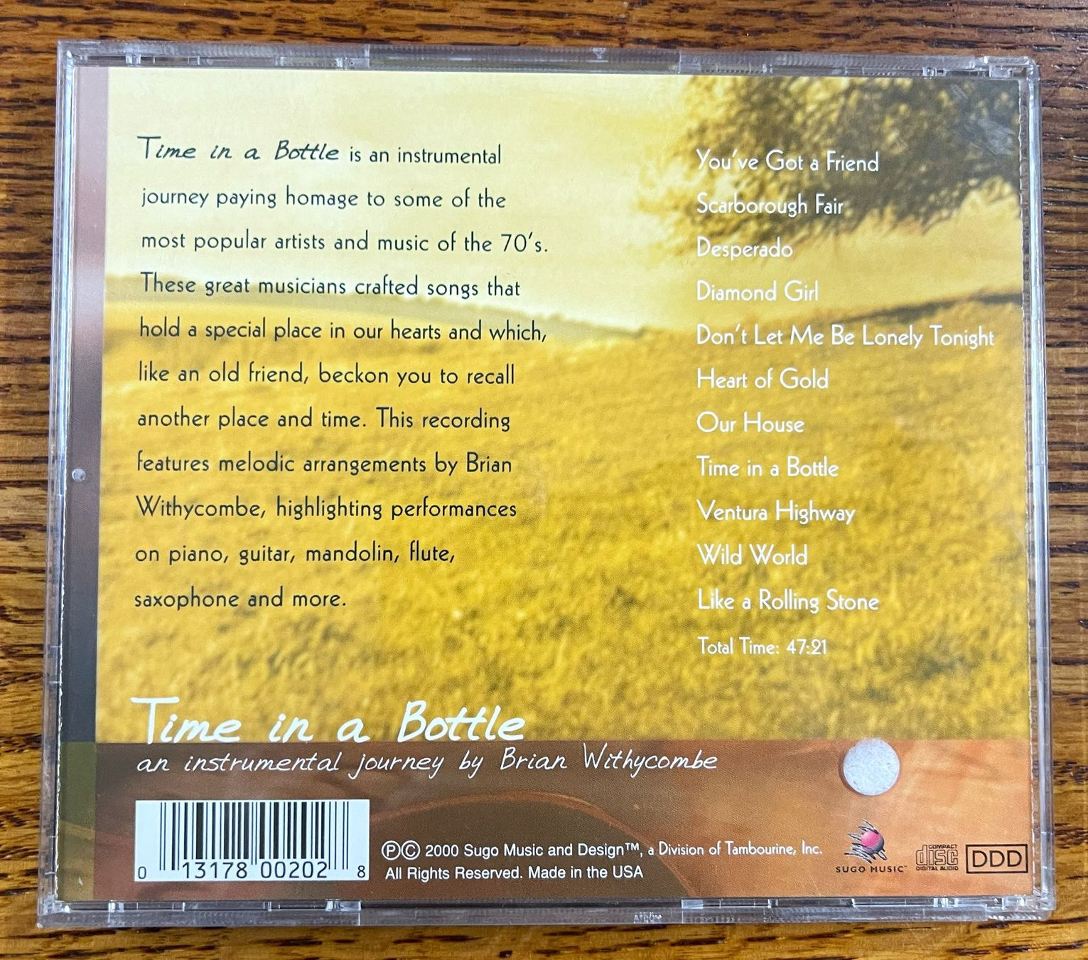 CD: Time in a Bottle CD – Usato da Oftringen venduto da Vucki 1