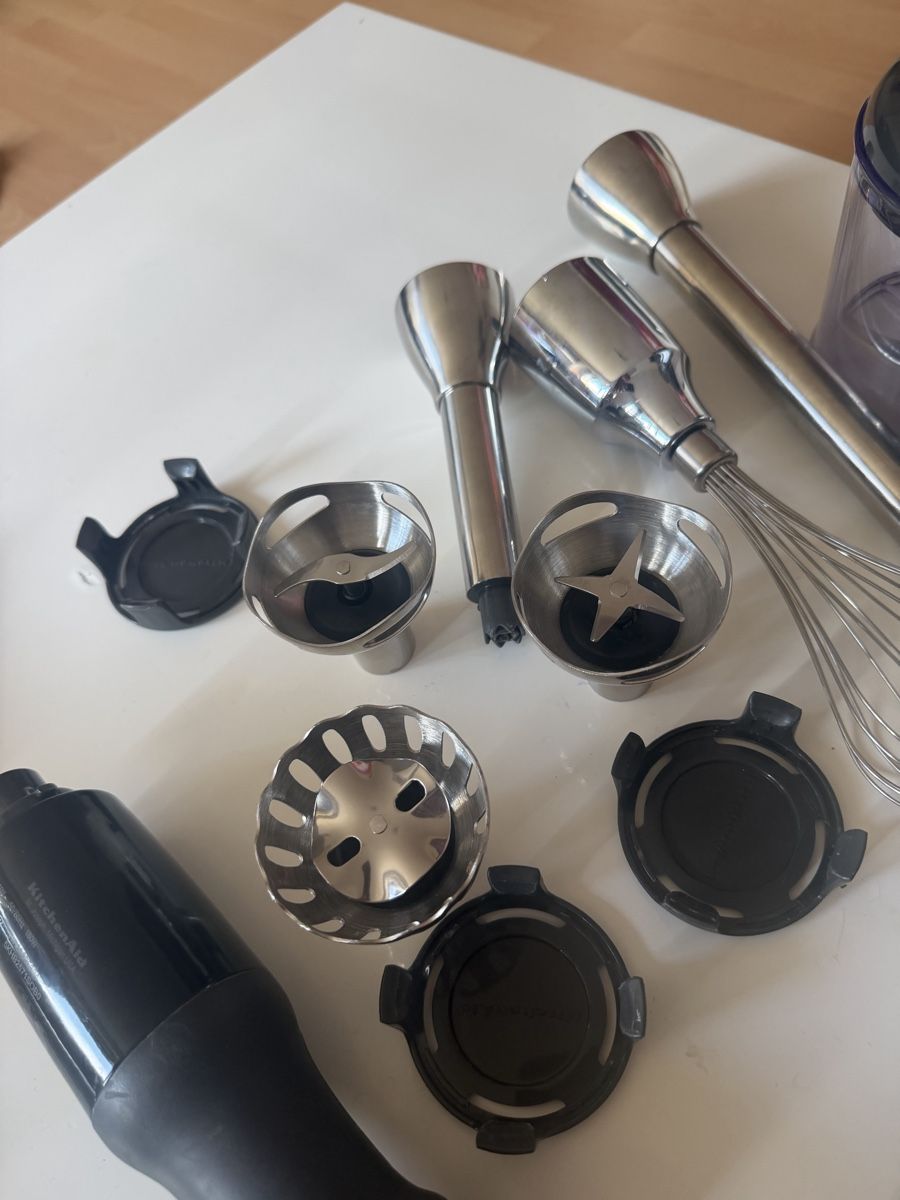 Appareils de cuisine: Schwarzes KitchenAid Stabmixer-Set  – D'occasion à Baden par noli.r 6