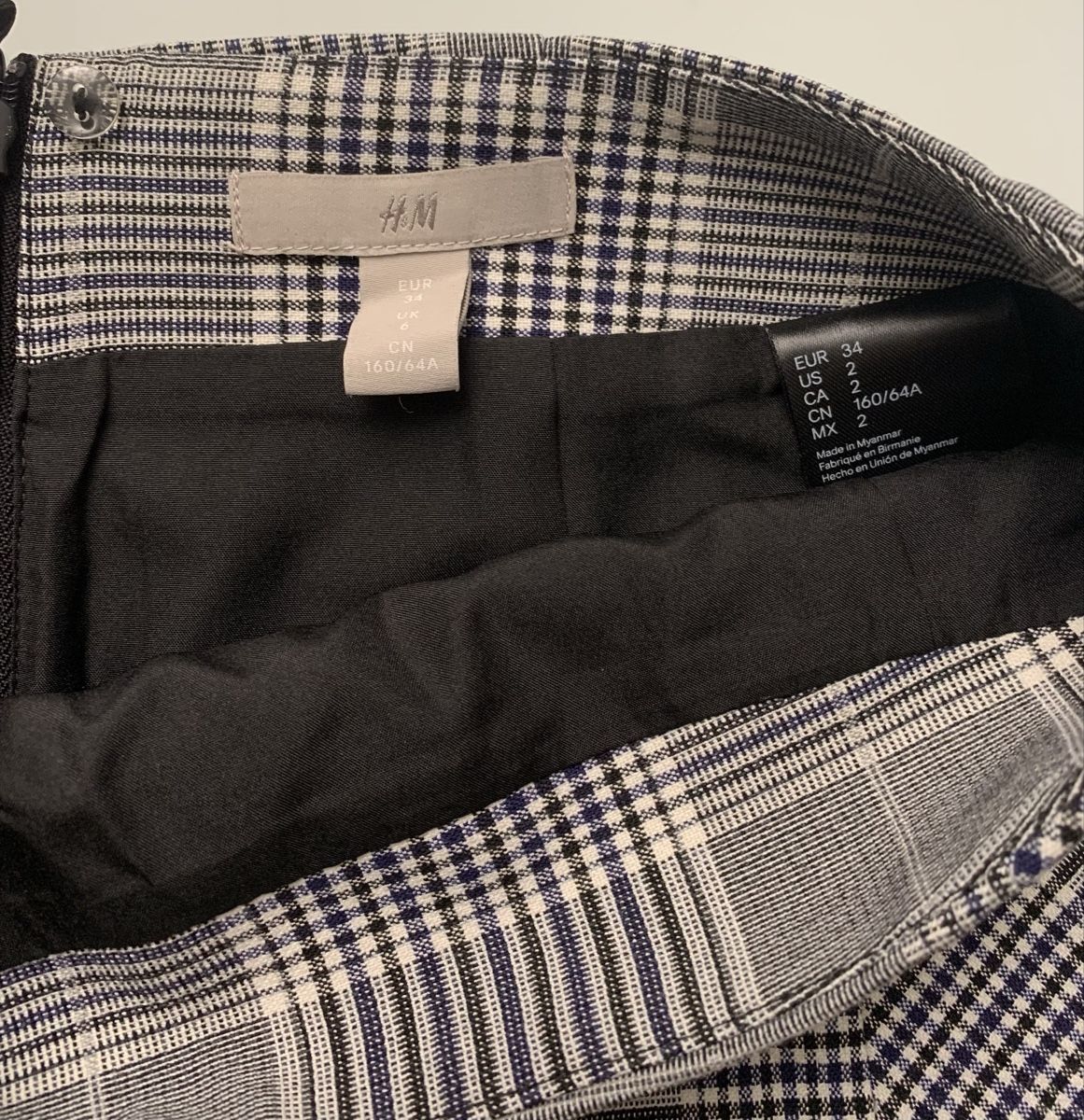 H&M Röcke: H&M Minirock Gr. 34 - Karomuster – Gebraucht aus Stans von carina_123 2