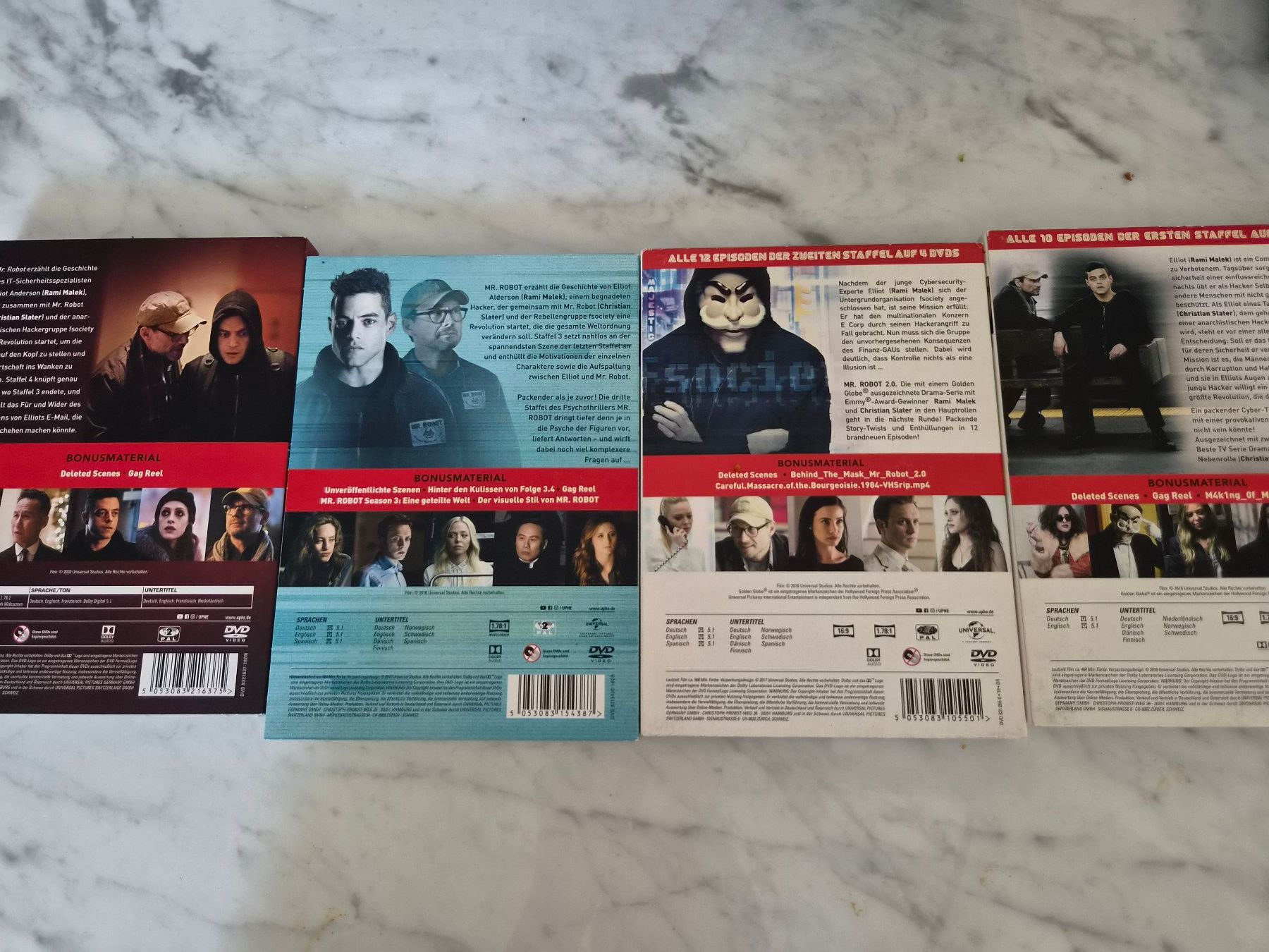 Alle DVDs: Mr Robot - Alle Staffeln auf DVD – Gebraucht aus Wallisellen von Blackstone0820 1