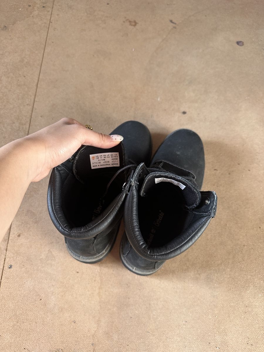 Timberland Herrenschuhe: Schwarze Timberland Stiefel – Neu (gemäss Beschreibung) aus Brugg AG von sanfllower 2