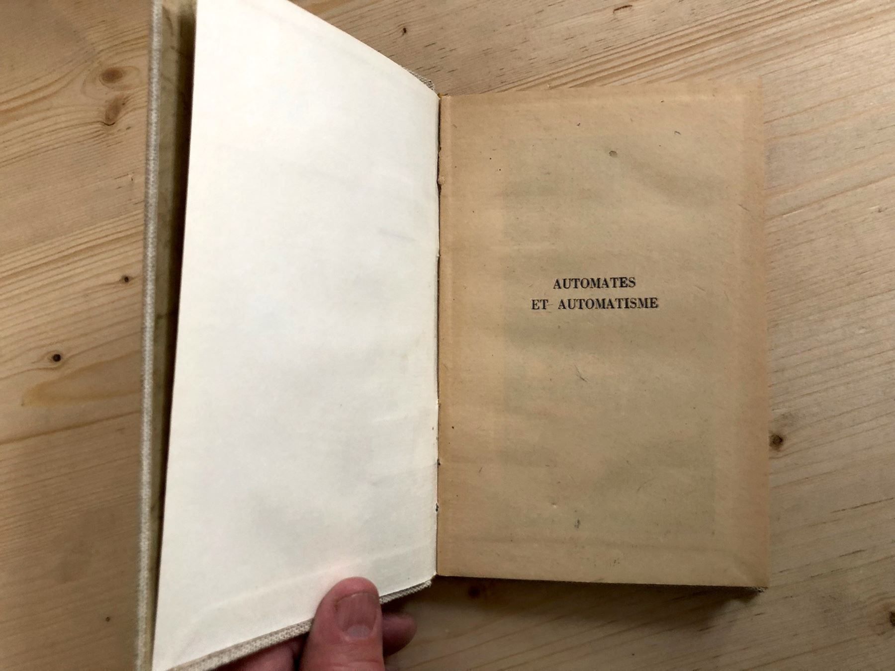 Libri: Pierre Devaux: Automates et Automatisme – Usato da Zürich venduto da allp 1