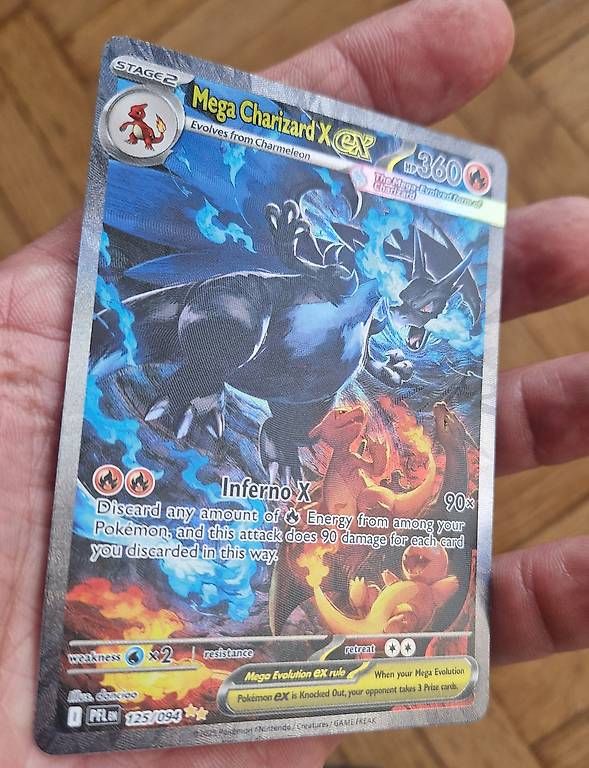 Pokémon Mega Charizard X ex 125/094 SIR Inglese (Neu und ...