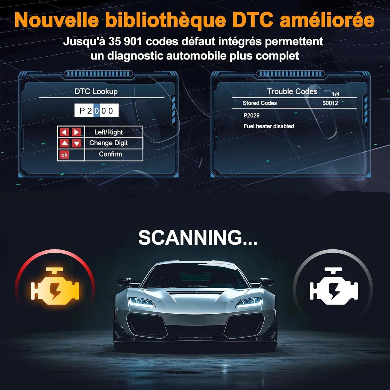 Mesurer: Professionelles OBD2 Diagnosegerät Motor Fehlercode Scanner – Neuf avec emballage d'origine à Genève par Lotus-18 8