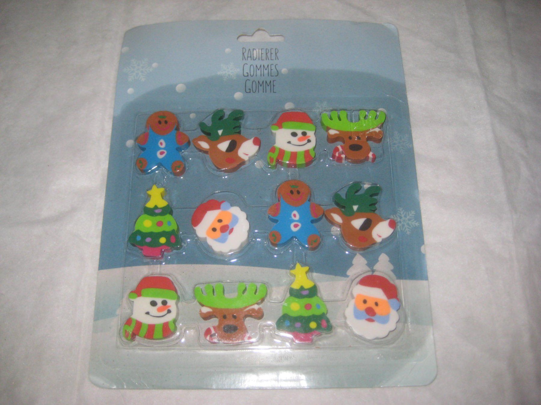 Sonstiges Schreiben & Zeichnen: RADIERGUMMIS   WEIHNACHTEN – Neu und originalverpackt aus Uster von flocke1