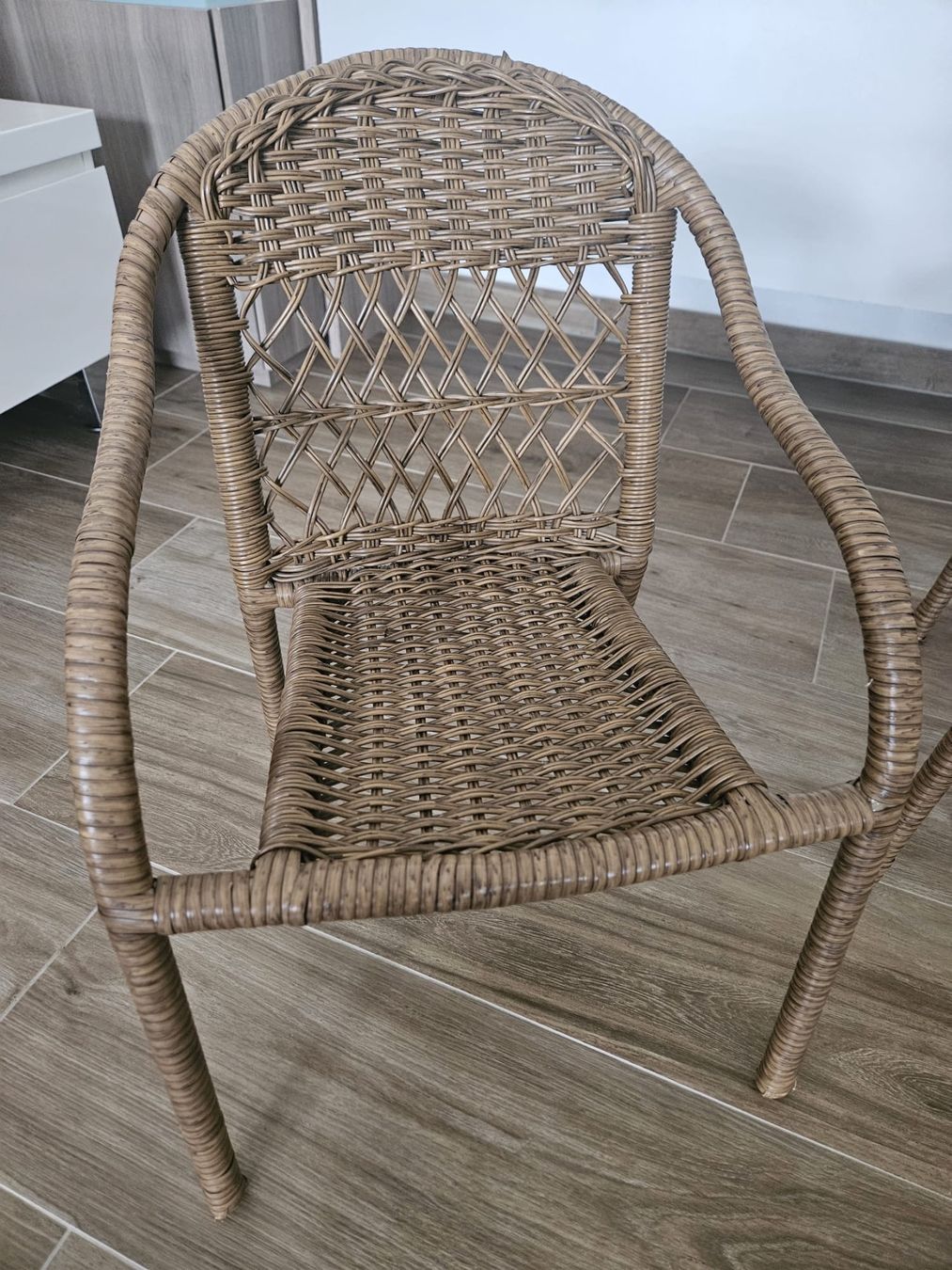 Stühle: Zwei Kinder Rattanstühle. – Gebraucht aus Gibswil von GabrGibi 1