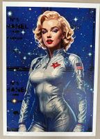 Death: Sexy Astro Girl, POP Art signiert 9/100