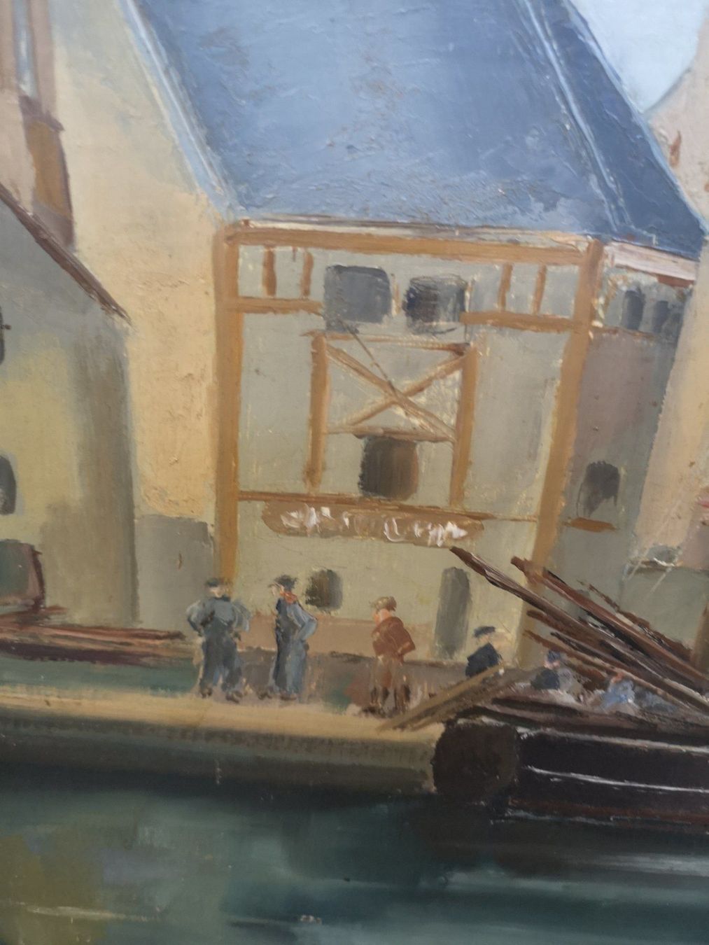 Dipinti: HUILE SUR PANNEAU SIGNÉE WIDMER – Usato da Genève venduto da Qanil77 4
