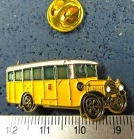POSTAUTO PTT SCHWEIZ OLDTIMER BUS AUTO PIN GEPRÄGT VINTAGE