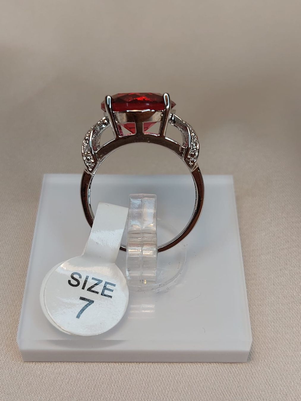 Ringe: Eleganter Ring mit Turmalin, 925 versilbert Gr. 7 – Neu (gemäss Beschreibung) aus Grenchen von maretop 3