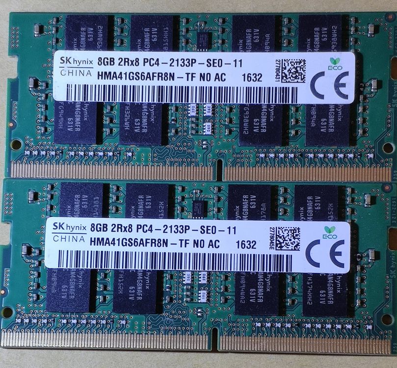 DDR 4 16GB (2×8) Notebook Memory (Gebraucht) in Brunnen für CHF 19 ...