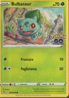 TCG POKEMON Pokemon Go PGO 001/ 078 BALBASAUR  Italiano