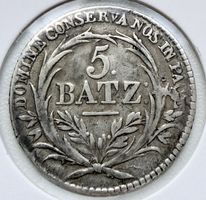 5 Batzen 1815 Luzern Schweiz – seltene große Silbermünze