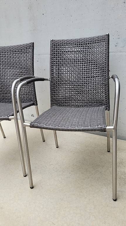 Sedie: 2 schöne Gartenstühle / Stühle stapelbar – Usato da Zofingen venduto da Loop_ReSale 7