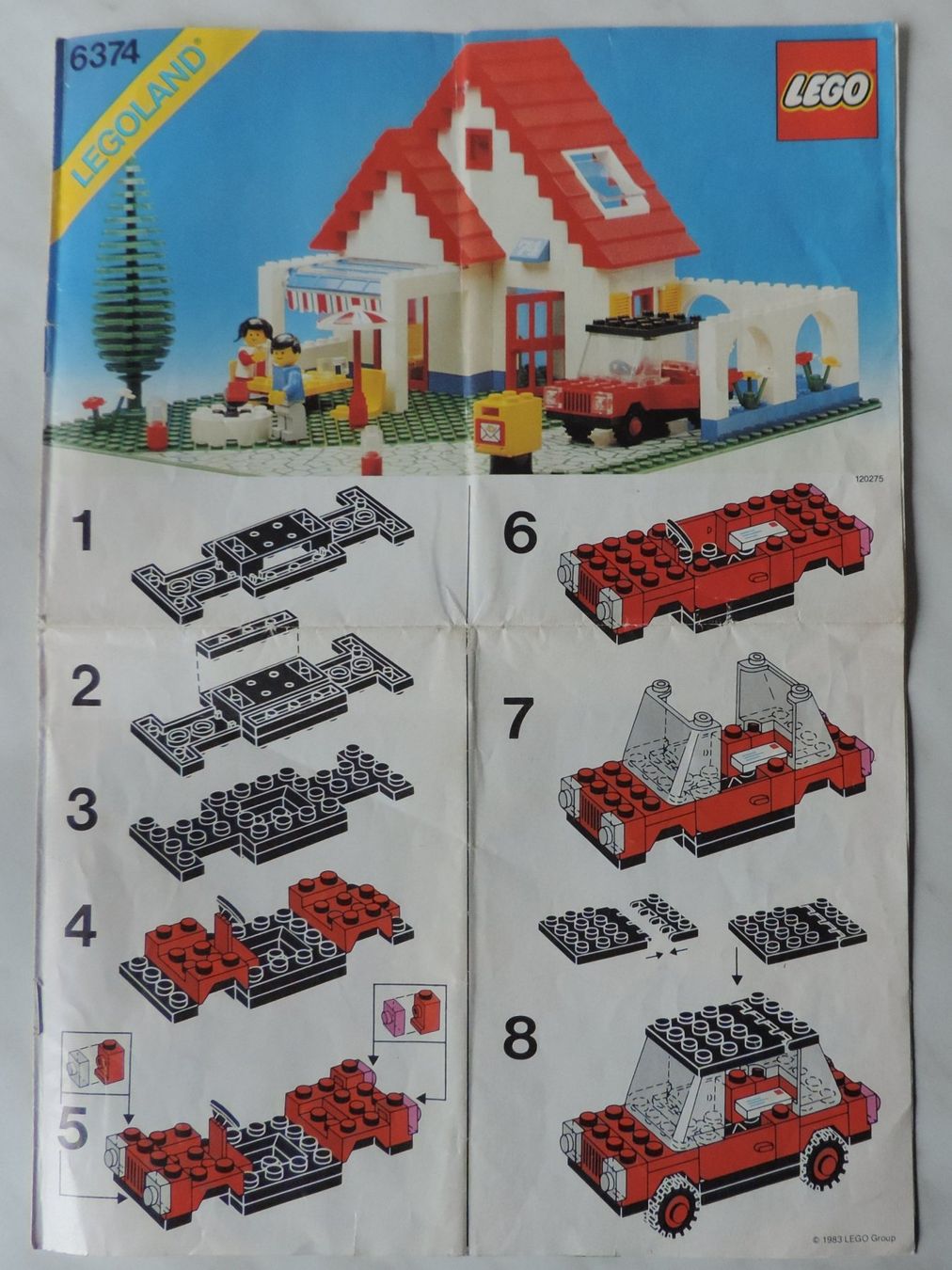 Lego Giocattoli: Ferienhaus, Set 6374 (1983) – Usato da Burgdorf venduto da ursla50 7