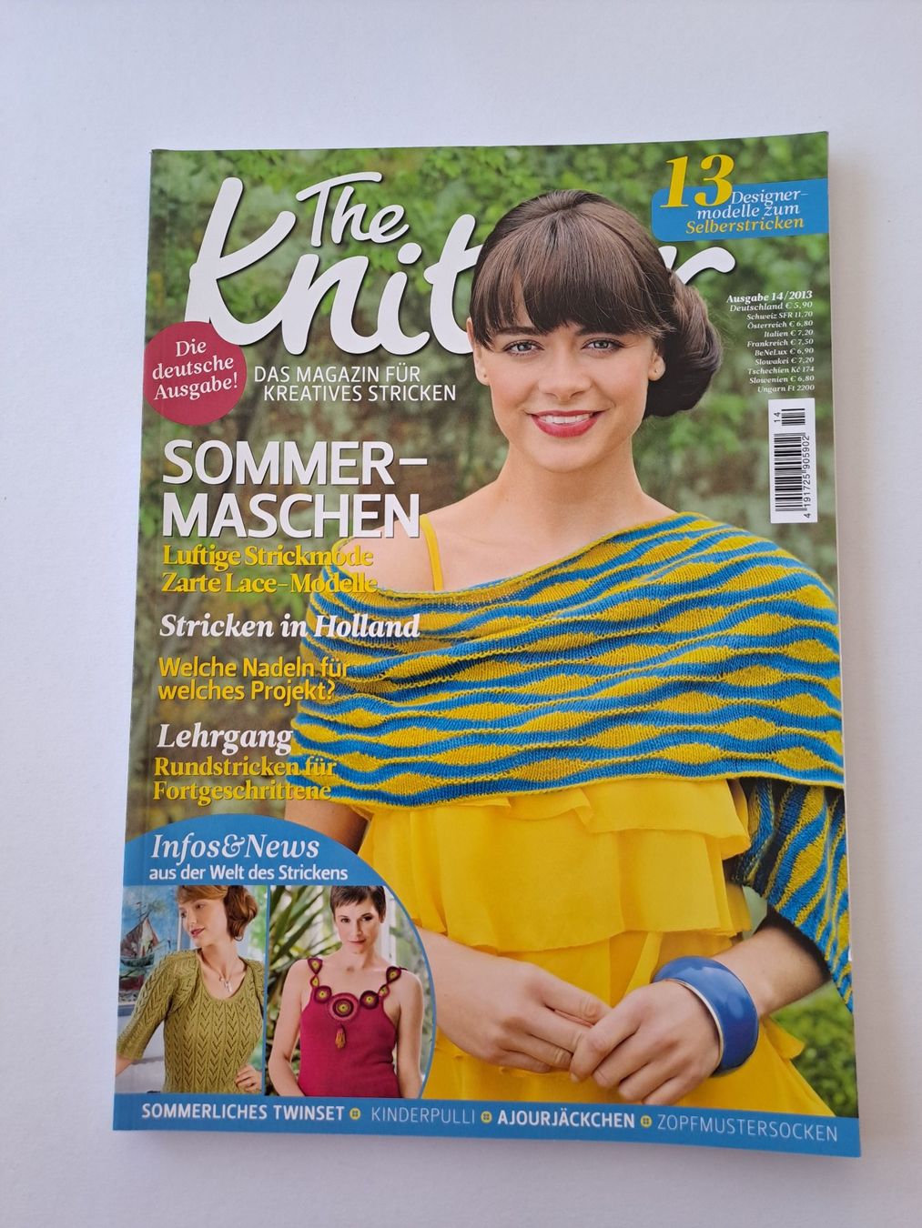 Riviste & Magazine: Strickheft The knitter Ausgabe 14 / 2013 Strickdesign – Usato da Glashütten venduto da Schwebefisch