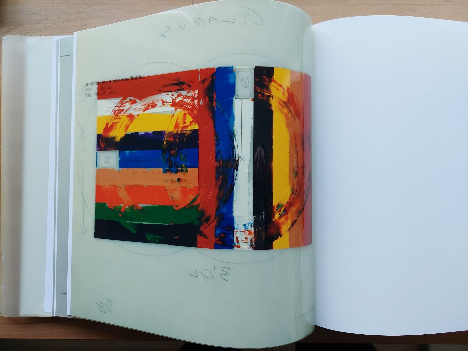 Bücher: Richard Jackson - Entstehung eines Wandbildes 1988 in Glarus – Gebraucht aus Obfelden von Foto_Bild_Kunst_Buch 3
