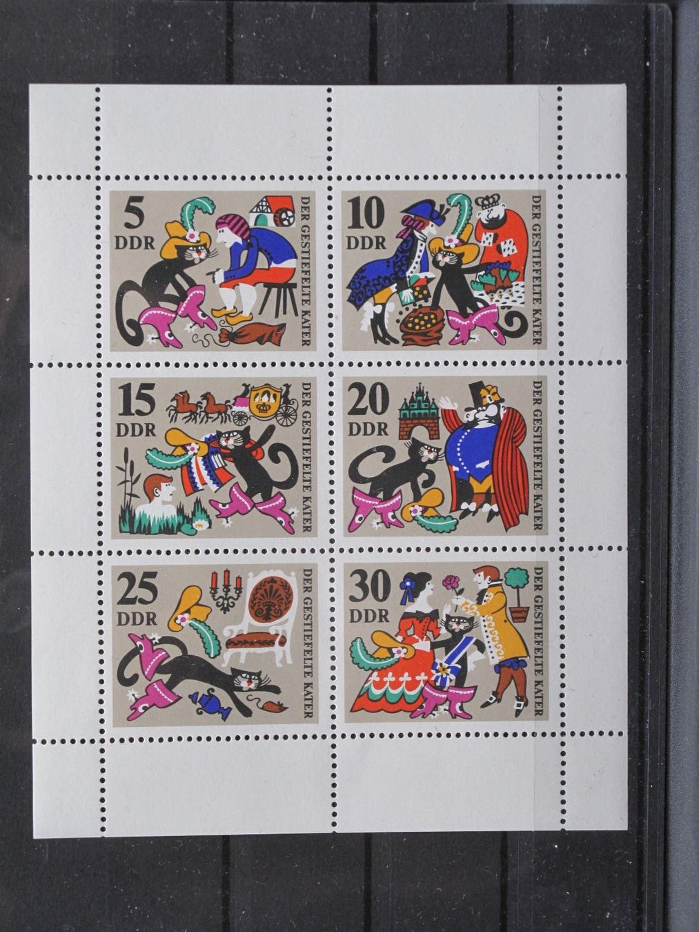 Tutti i francobolli: DDR 1968 Gestiefelter Kater ** – Usato da Wil SG venduto da fva01