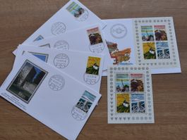 200 Jahre Tourismus, 5 Briefe und 1 Block   B0707A