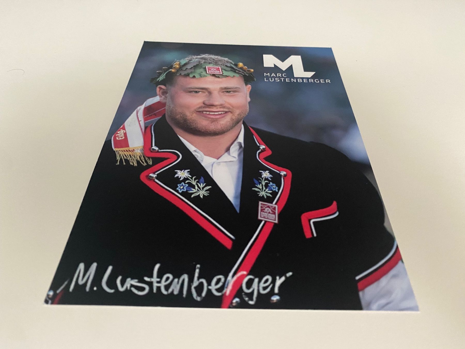 Autografi: Lustenberger Marc Autogrammkarte - Schwingen – Usato da Hergiswil LU venduto da FcMalkov
