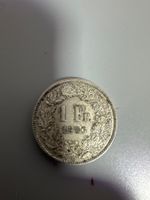 1 Franken 1956 Münze gut erhalten