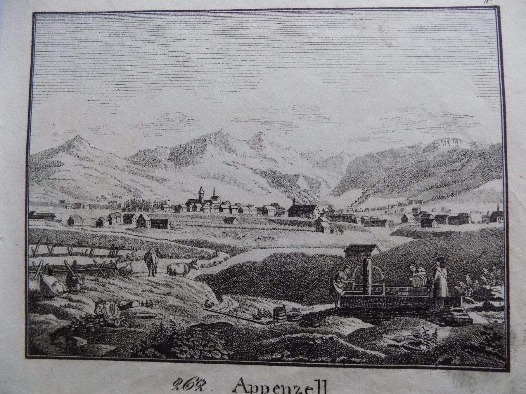 Incisioni: Appenzell Lithographie – Usato da Risch venduto da Antikfee 4