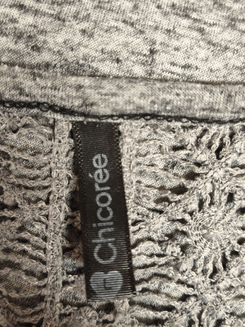 Tops: Chicoree Top Damen Grösse L Grau mit Spitze – D'occasion à Emmetten par SecondhandSiska 3