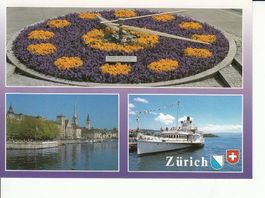 Zürich Blumenuhr um 1995