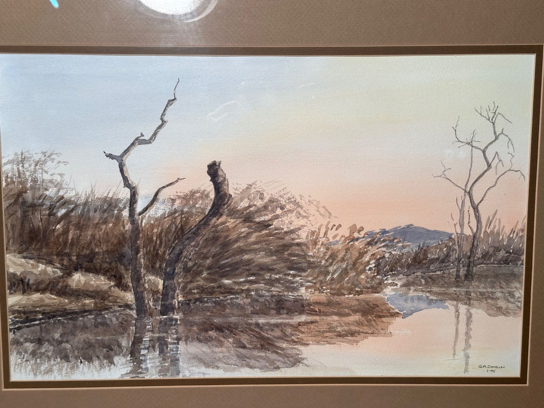 Dipinti: Belle aquarelle signée GA.Demblon – Usato da Lausanne venduto da artnouveau04