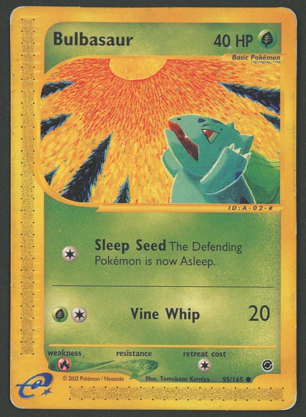 Pokémon Sammelbilder & Trading cards: Bulbasaur 95/165 Expedition EN ab 1.- – Gebraucht aus Rupperswil von gengarbasar