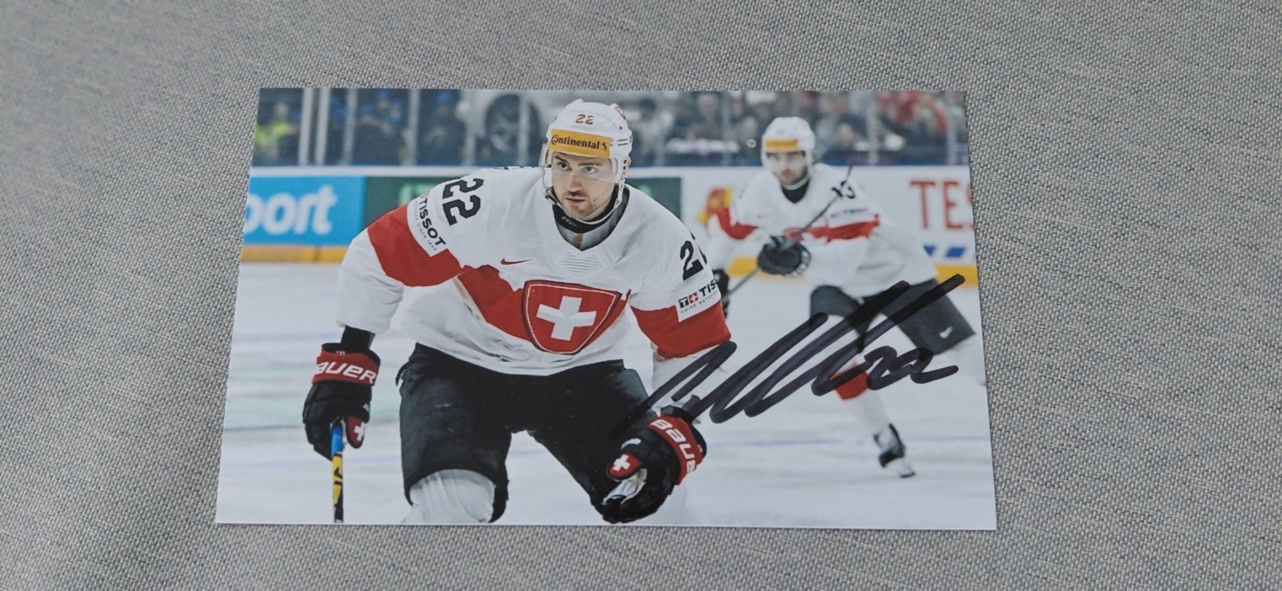 Autografi: Autogramm Nino Niederreiter – Usato da Schmerikon venduto da Olympia04