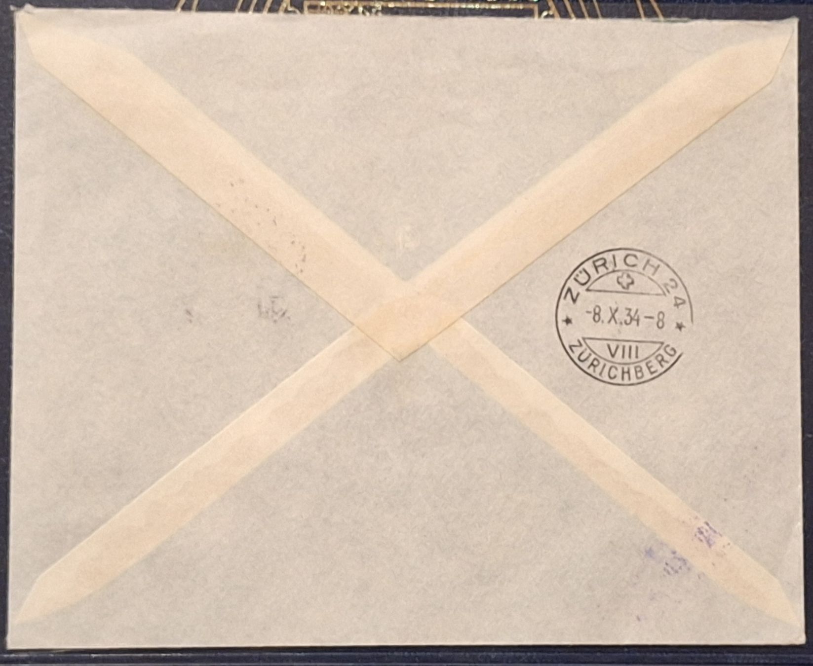 Tutti i francobolli: Naba 1934 W1 Sonderblock Kat. 850.- – Usato da Balgach venduto da SIMEON27 1