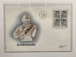 FDC Grossbrief Wiedereröffnung Museo Vela 2001 ET