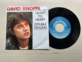 DAVID KNOPFLER DIRE STRAITS tolle Single 80's Heart to heart