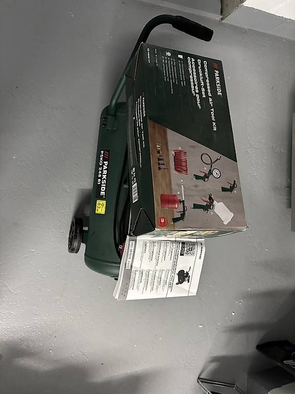 Parkside Compresseurs: Kompressor mit Druckluft Set komplett – Neuf (Voir description) à Sirnach par wm7_w69c 2