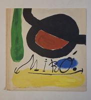 Joan Miró Original Lithografie Dim.: 29x28cm