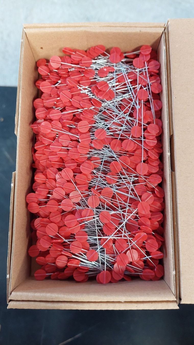 Ferramenta: Drahtverschlüsse 60mm rot NEU!!! – Nuovo e nell'imballaggio originale da Grüningen venduto da SaSiSo