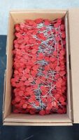 Drahtverschlüsse 60mm rot NEU!!!