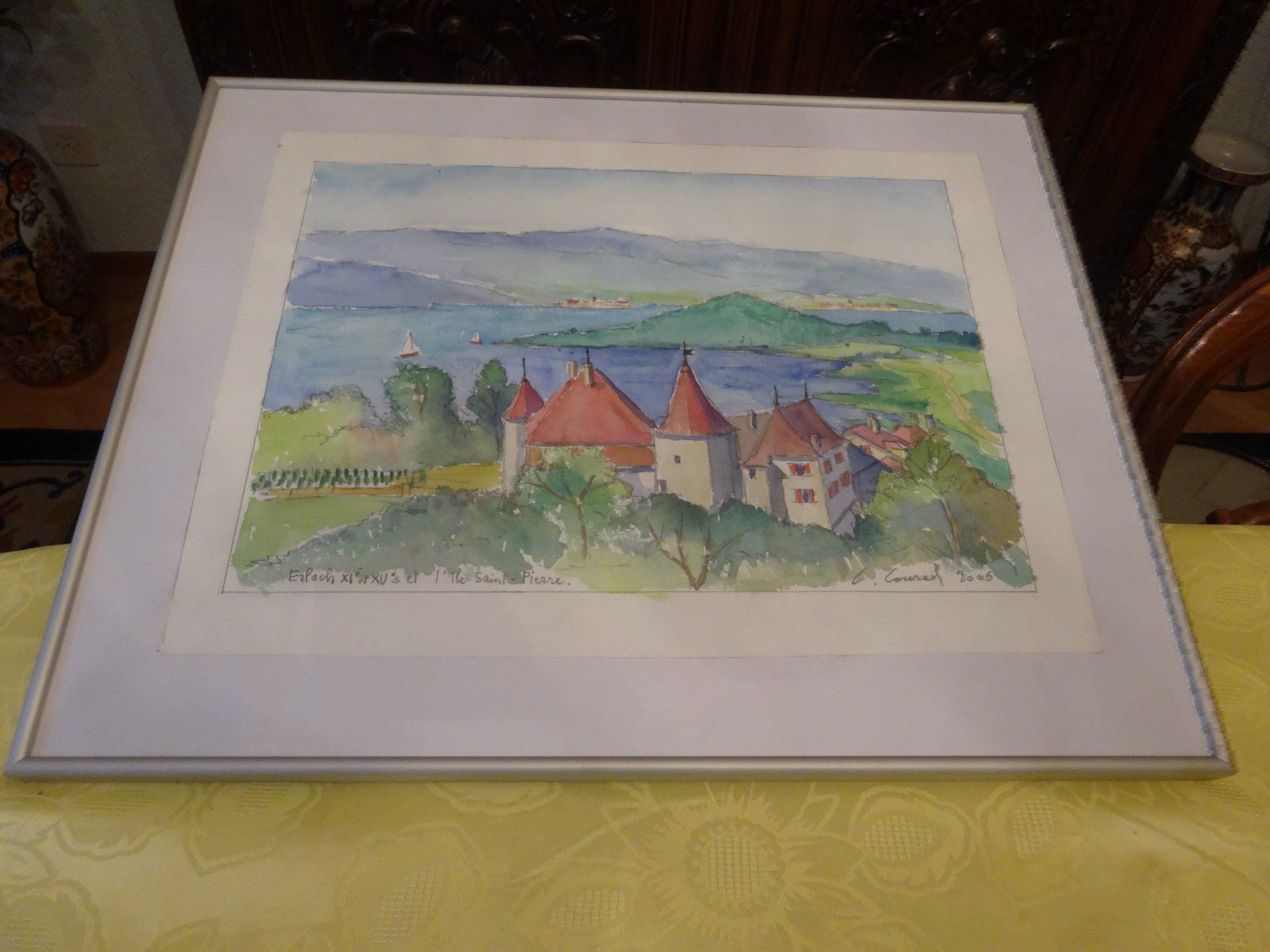 Gemälde: Aquarelle Erlach / Cerlier – Neu und originalverpackt aus Biel/Bienne von milamila02 1