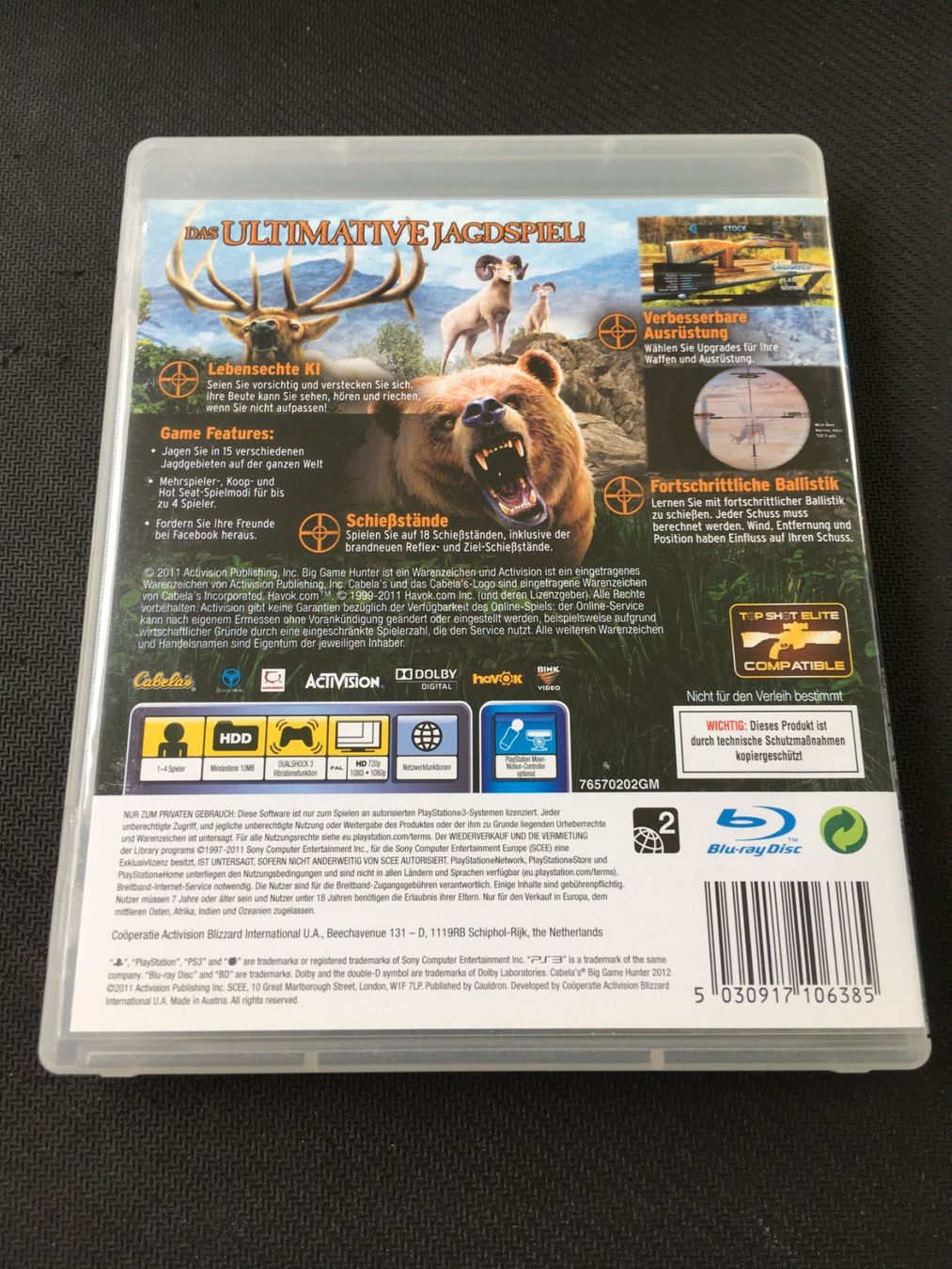 Sony Spiele: Big Game Hunter 2012 - Playstation 3 / PS3 – Gebraucht aus St.Gallen von Punktchen01 1