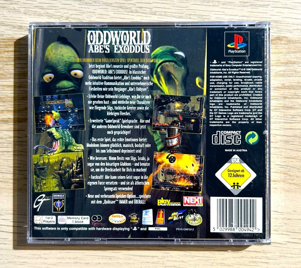 Sony Giochi: Oddworld: Abes Exoddus PS1 – Usato da St. Gallen venduto da Alpine.Arcade 1