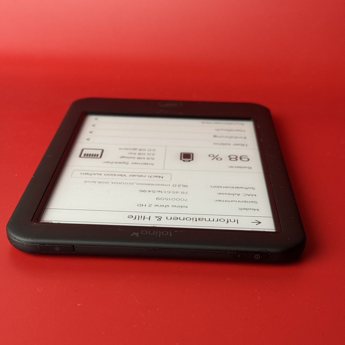 Tolino Tablettes PC: Tolino Shine 2 HD E-Reader  – D'occasion à Rümlang par vla_9g7d 6