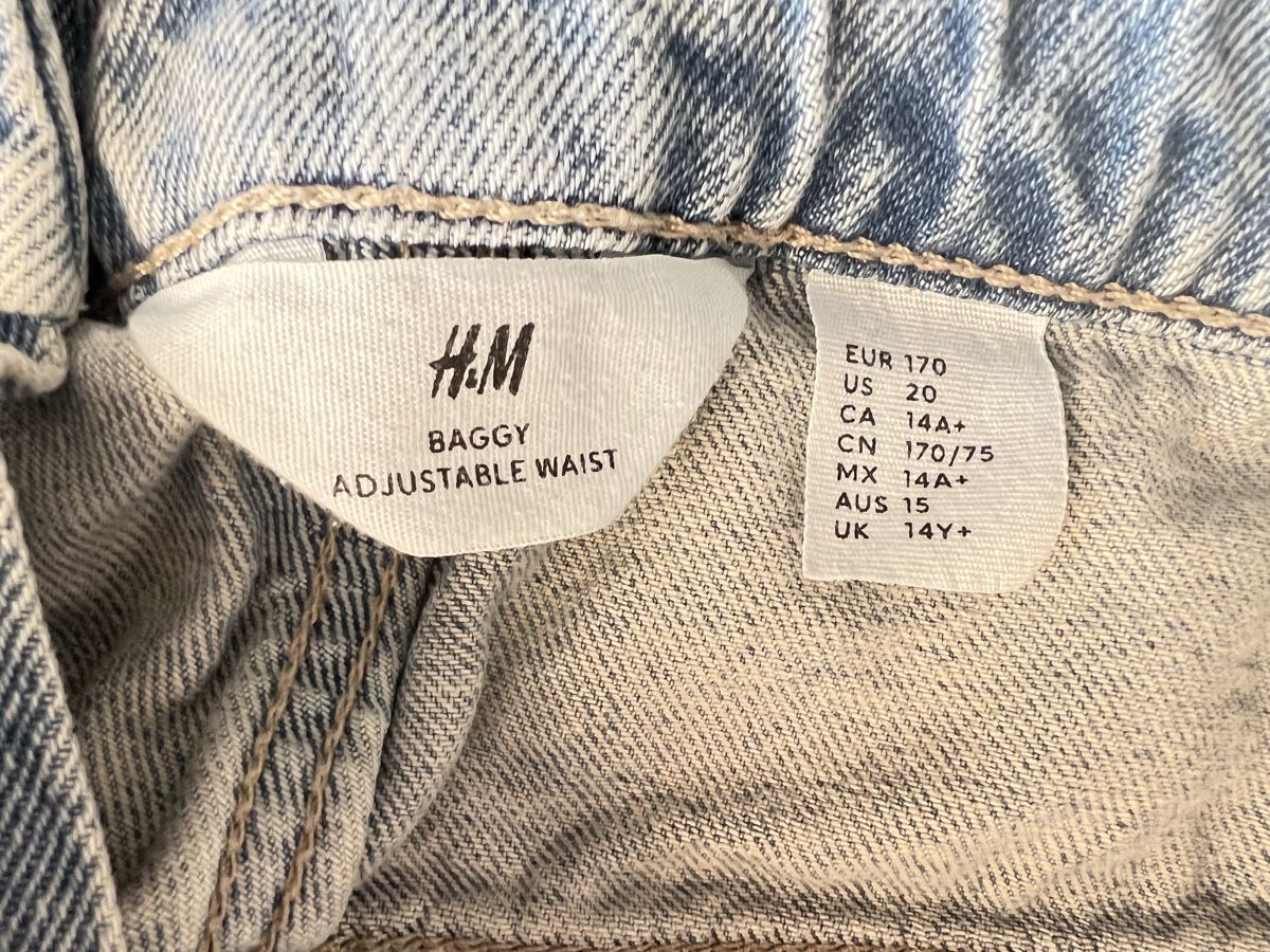 H&M Pantaloni: 3 Baggy Jeans 170 – Usato da Hedingen venduto da johsaan 2