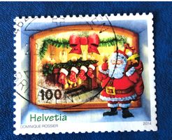 Nr.1527 Weihnachtsmann GESTEMPELT 2014  ﻿  