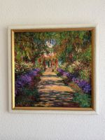 Claude Monet Garten in Giverny,  gerahmt, neu, 54x55 cm